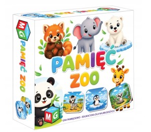GRA EDUKACYJNA PAMIĘĆ MEMORY ZOO 0120 MULTIGRA