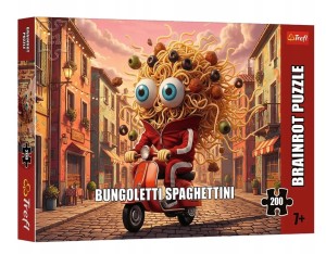 PUZZLE 200 ELEMENTÓW BRAINROTS SZALONY MAKARON 13377 TREFL