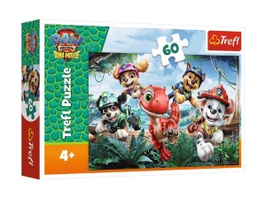 PUZZLE 60 ELEMENTÓW PSI PATROL DINOZAUROM NA RATUNEK 17425 TREFL