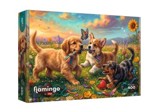 PUZZLE 400 ELEMENTÓW SZCZENIĘCE FIGLE 11213 TREFL