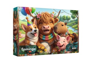 PUZZLE 400 ELEMENTÓW URODZINOWA EKIPA 11211 TREFL