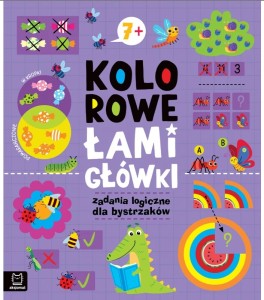 KSIĄŻECZKA KOLOROWE ŁAMIGŁÓWKI ZADANIA LOGICZNE DLA BYSTRZAKÓW 7+ 1994 AKSJOMAT 