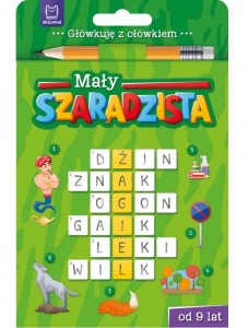 KSIĄŻECZKA ZIELONA Z OŁÓWKIEM MAŁY SZARADZISTA OD 9 LAT 9793 AKSJOMAT