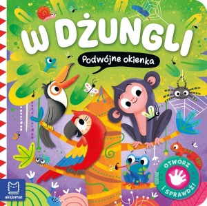 KSIĄŻECZKA W DŻUNGLI PODWÓJNE OKIENKA OTWÓRZ I SPRAWDŹ 2670 AKSJOMAT