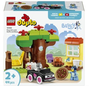 KLOCKI PIZZERKI Z MUFFINKĄ I BLUE 10469 LEGO DUPLO BLUEY