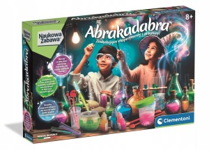 NAUKOWA ZABAWA CHEMICZNA ABRAKADABRA 50437 CLEMENTONI