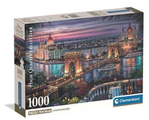 PUZZLE 1000 ELEMENTÓW HQC MOST NA DUNAJU 37113 CLEMENTONI