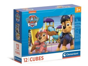 KLOCKI PUZZLE 12 ELEMENTÓW CUBI PAW PATROL PSI PATROL 41194 CLEMENTONI