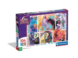 PUZZLE 104 ELEMENTY AKADEMIA JEDNOROŻCA UNICOM ACADEMY 25094 CLEMENTONI