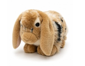 MASKOTKA PLUSZOWY KRÓLIK FRANCUSKI BRĄZOWY 28CM 14292 BEPPE