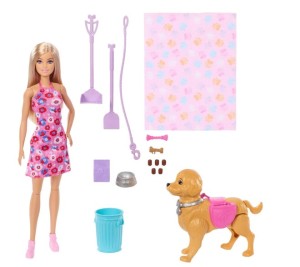 LALKA BARBIE SPACER Z PIESKIEM CZYŚCIOSZKIEM JJB46 MATTEL