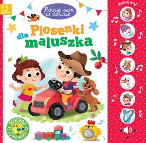 KSIĄŻECZKA SŁUCHAJ I ŚPIEWAJ ROLNIK SAM W DOLINIE PIOSENKI DLA MALUCHA 8948 AKSJOMAT