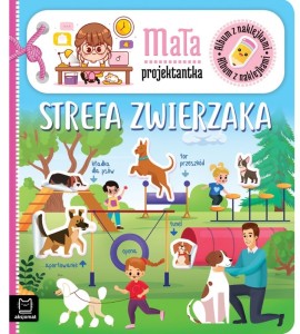 KSIĄŻECZKA ALBUM Z NAKLEJKAMI MAŁA PROJEKTANTKA STREFA ZWIERZAKA 6456 AKSJOMAT