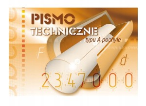 BLOK PISMO TECHNICZNE TYPU A POCHYŁE A4 12 KARTEK 0612 KRESKA