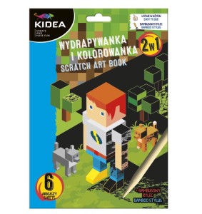 WYDRAPYWANKA I KOLOROWANKA 2W1 GAME WKAKA KIDEA