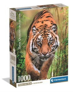 PUZZLE 1000 ELEMENTÓW HQC TYGRYS 37108 CLEMENTONI