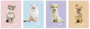 ZESZYT A5 16 KARTKOWY W KRATKĘ PUPPY SIGN MIX 6921 INTERDRUK