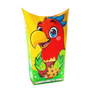 KLOCKI KONSTRUKCYJNE WAFLE MINI POCKET PETS PAPUGA 25 ELEMENTÓW 906958 MARIOINEX 