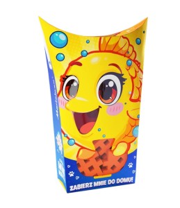 KLOCKI KONSTRUKCYJNE WAFLE MINI POCKET PETS RYBA 16 ELEMENTÓW 907184 MARIOINEX 