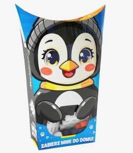 KLOCKI KONSTRUKCYJNE WAFLE MINI POCKET PETS PINGWIN 17 ELEMENTÓW 907153 MARIOINEX 