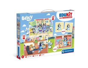GRA I PUZZLE 4W1 EDUKIT BLUEY 18320 CLEMENTONI