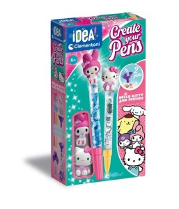 MINI FABRYKA DŁUGOPISÓW HELLO KITTY 18433 CLEMENTONI