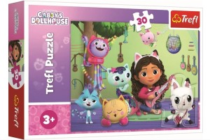 PUZZLE 30 ELEMENTÓW GABI I JEJ UROCZY DOMEK 18301 TREFL