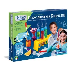 NAUKOWA ZABAWA MOJE PIERWSZE DOŚWIADCZENIA CHEMIA 60774 CLEMENTONI