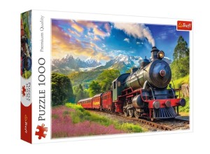 PUZZLE 1000 ELEMENTÓW PODRÓŻ POCIĄGIEM 10929 TREFL