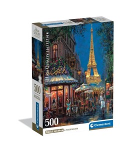 PUZZLE 500 ELEMENTÓW HQC NIGHT AT THE EIFFEL CAFE 35577 CLEMENTONI
