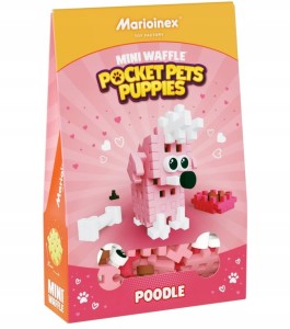 KLOCKI KONSTRUKCYJNE MINI WAFLE POCKET PETS PUDEL 907856 MARIOINEX
