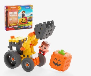 KLOCKI KONSTRUKCYJNE MINI WAFLE FARMER ŁADOWARKA CZOŁOWA 907481 MARIOINEX
