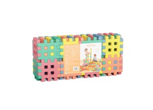 KLOCKI KONSTRUKCYJNE KOSTKA DUŻE WAFLE PASTELOWE 48 ELEMENTÓW 909881 MARIOINEX