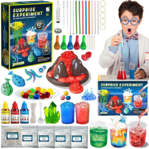 MEGA LABORATORIUM EKSPERYMENTY DOŚWIADCZENIE ZESTAW EDUKACYJNY 52W1