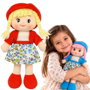 LALKA DUŻA SZMACIANA 35 CM PRZYTULANKA MASKOTKA SZMACIANKA KOLORY