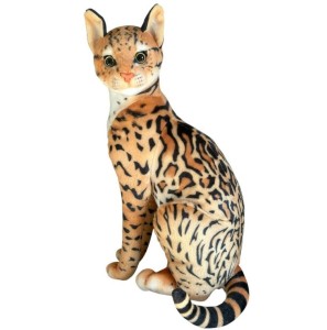 MASKOTKA PLUSZOWY OCELOT SIEDZĄCY 46CM 5257 DUBI