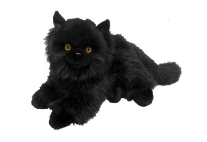 MASKOTKA PLUSZOWY KOT CZARNY 24CM 85135 SMILY PLAY