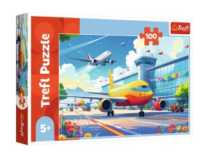 PUZZLE 100 ELEMENTÓW KRÓL PRZESTWORZY SAMOLOTY 16491 TREFL