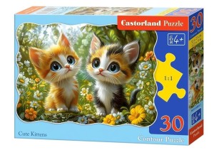 PUZZLE 30 ELEMENTÓW CUTE KITTENS SŁODKIE KOTKI B-03884-1 CASTORLAND