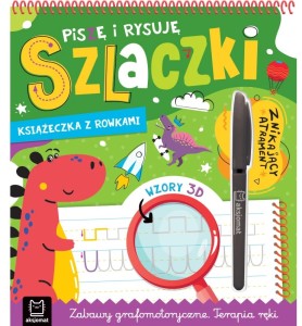 KSIĄŻECZKA Z ROWKAMI PISZĘ I RYSUJĘ SZLACZKI ZNIKAJĄCY ATRAMENT TERAPIA RĘKI 4445 AKSJOMAT