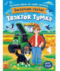 KSIĄŻECZKA DO NAUKI CZYTANIA ZACZYNAM CZYTAĆ TRAKTOR TYMKA DUŻE LITERY 4629 AKSJOMAT