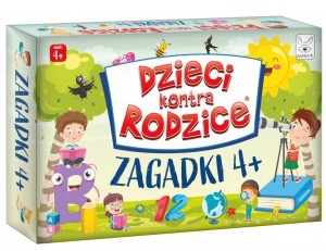 GRA RODZINNA DZIECI KONTRA RODZICE ZAGADKI 4+ 8705 KANGUR