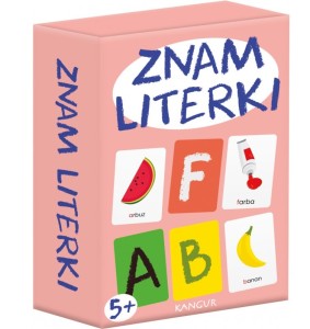 GRA EDUKACYJNA ZNAM LITERKI MINI 5666 KANGUR