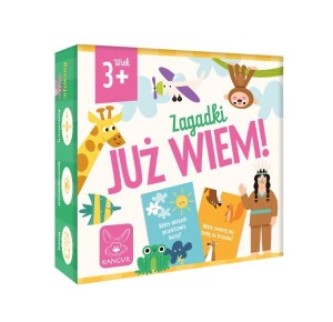 GRA EDUKACYJNA JUŻ WIEM ZAGADKI 3+ 1152 KANGUR