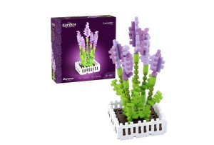 KLOCKI KONSTRUKCYJNE MINI WAFLE GARDEN LAWENDA 9973 MARIOINEX