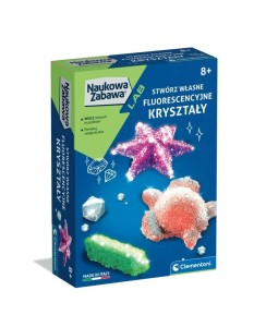NAUKOWA ZABAWA FLUORESCENCYJNE KRYSZTAŁY 60584 CLEMENTONI