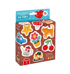 PUZZLE 19 UKŁADANEK 38 ELEMENTÓW MOJE PIERWSZE PUZZLE DO PARY 2917 CZUCZU