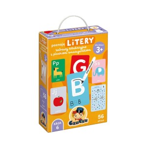 ZESTAW EDUKACYJNY POZNAJĘ LITERKI Z PISAKIEM 66078 CZUCZU