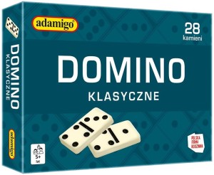 GRA LOGICZNA DOMINO KLASYCZNE 28 KAMIENI 8063 ADAMIGO
