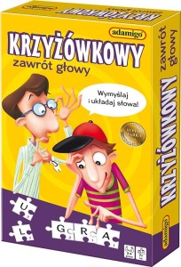 GRA LOGICZNA KRZYŻÓWKOWY ZAWRÓT GŁOWY 7462 ADAMIGO